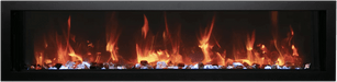 Amantii Amantii Panorama BI Extra Slim Lumina 50 electric fireplace BI-50-XTRASLIM-LUMINA Fireplace Finished - Electric