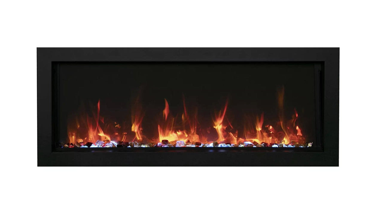 Amantii Amantii Panorama BI Extra Slim Lumina 50 electric fireplace BI-50-XTRASLIM-LUMINA Fireplace Finished - Electric