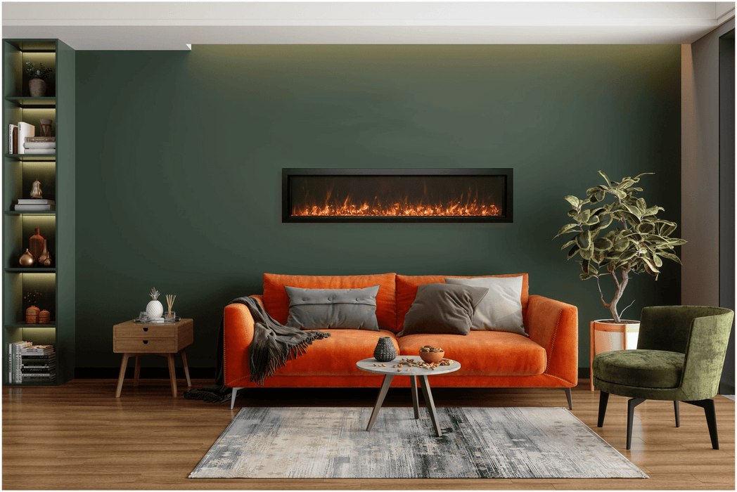 Amantii Amantii Panorama BI Extra Slim Lumina 50 electric fireplace BI-50-XTRASLIM-LUMINA Fireplace Finished - Electric