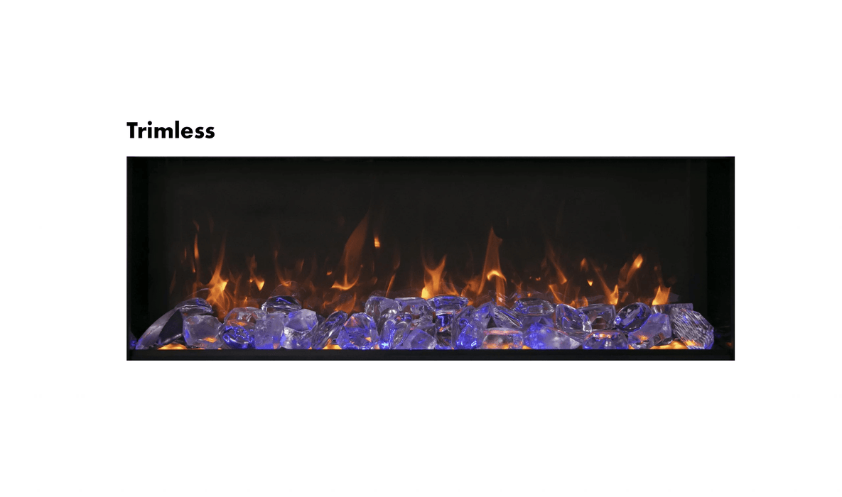 Amantii Amantii Panorama BI Extra Slim Lumina 50 electric fireplace BI-50-XTRASLIM-LUMINA Fireplace Finished - Electric