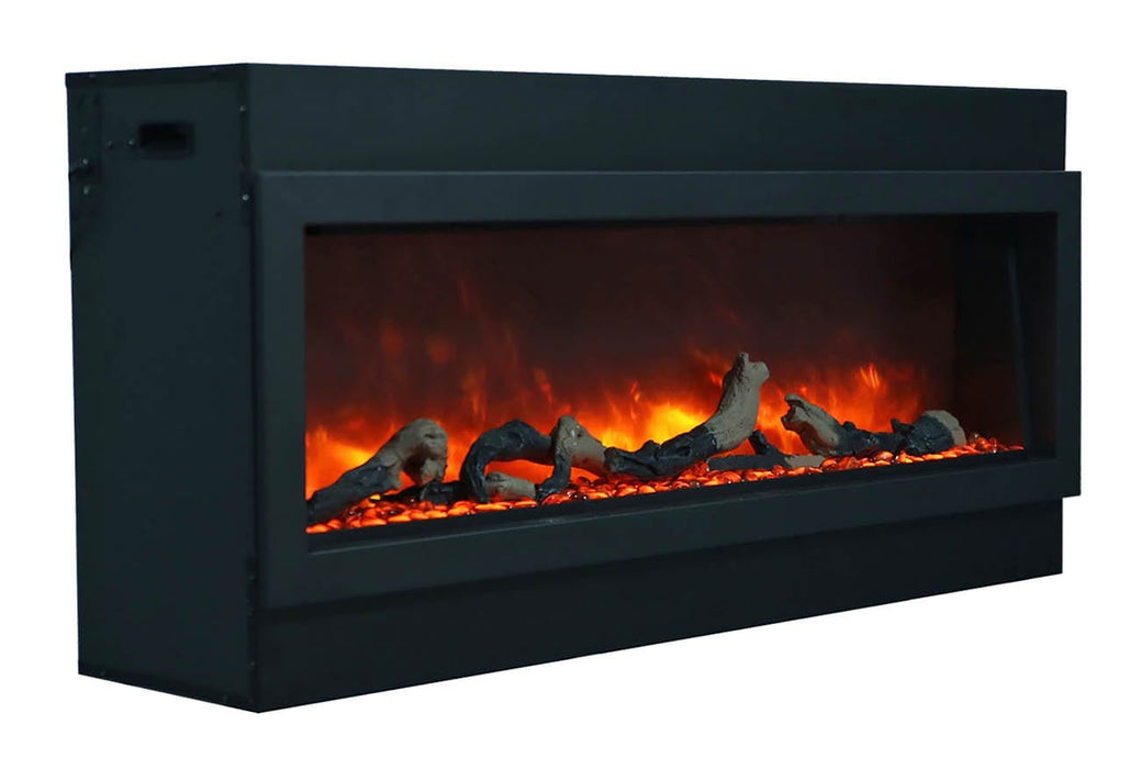 Amantii Amantii Panorama Deep Extra Tall 60 Indoor / Outdoor Built-in Electric Fireplace BI-60-DEEP-XT Fireplace Finished - Electric