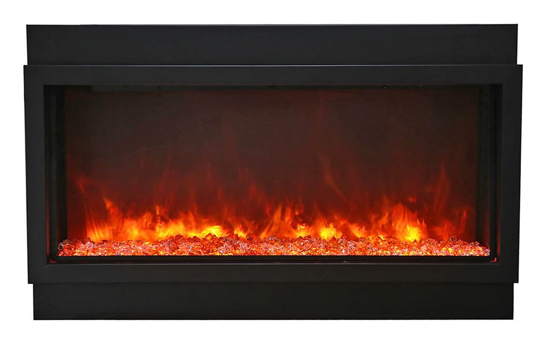 Amantii Amantii Panorama Deep Extra Tall 60 Indoor / Outdoor Built-in Electric Fireplace BI-60-DEEP-XT Fireplace Finished - Electric