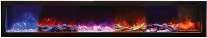 Amantii Amantii Panorama Deep Extra Tall 72 Indoor / Outdoor Built-in Electric Fireplace BI-72-DEEP-XT Fireplace Finished - Electric