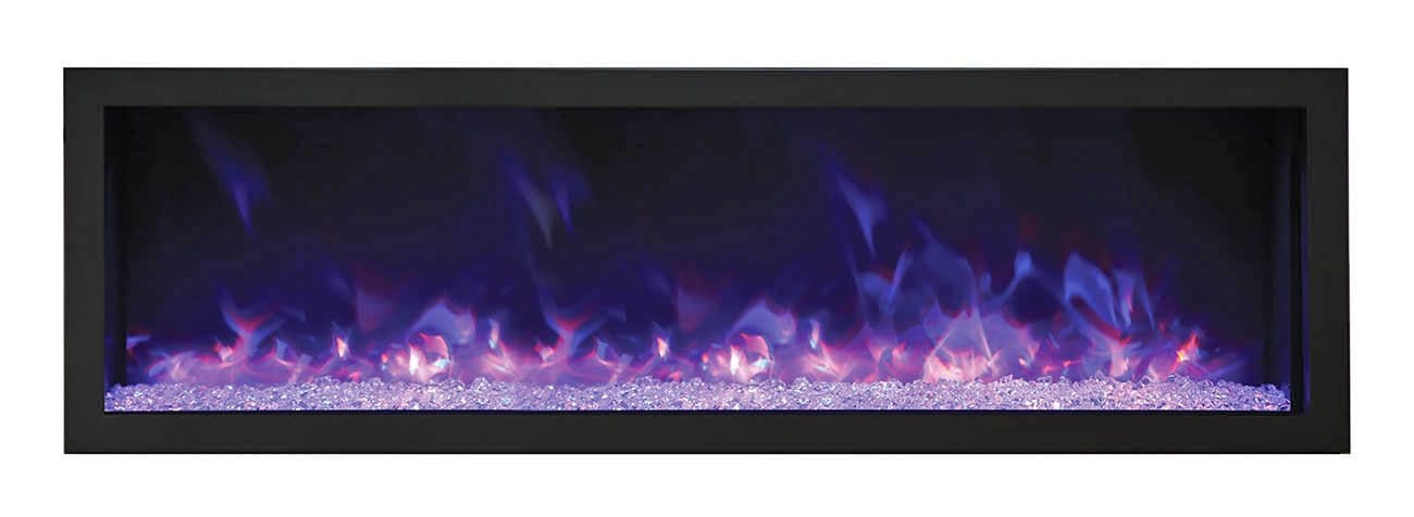 Amantii Amantii Panorama Deep Extra Tall 72 Indoor / Outdoor Built-in Electric Fireplace BI-72-DEEP-XT Fireplace Finished - Electric