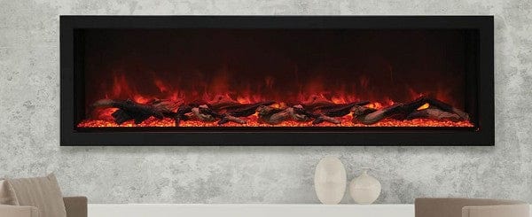 Amantii Amantii Panorama Deep Extra Tall 88 Indoor / Outdoor Built-in Electric Fireplace BI-88-DEEP-XT Fireplace Finished - Electric