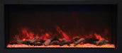 Amantii Amantii Panorama Deep Extra Tall 88 Indoor / Outdoor Built-in Electric Fireplace BI-88-DEEP-XT Fireplace Finished - Electric