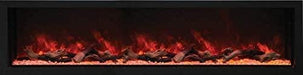 Amantii Amantii Panorama Deep Extra Tall 88 Indoor / Outdoor Built-in Electric Fireplace BI-88-DEEP-XT Fireplace Finished - Electric