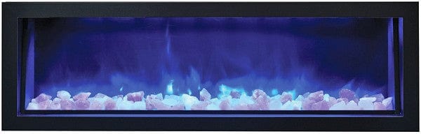 Amantii Amantii Panorama Extra Slim 60 Indoor / Outdoor Built-in Electric Fireplace BI-60-XTRASLIM Fireplace Finished - Electric