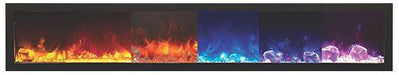 Amantii Amantii Panorama Extra Slim 60 Indoor / Outdoor Built-in Electric Fireplace BI-60-XTRASLIM Fireplace Finished - Electric