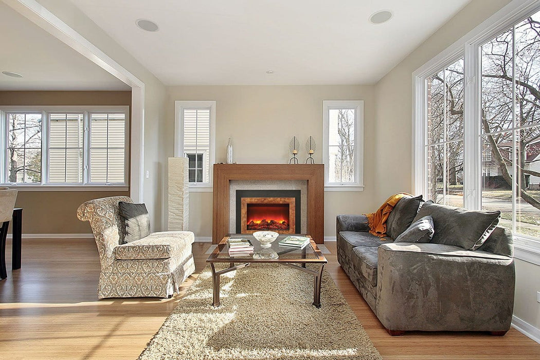 Amantii Amantii Sierra Flame 34 Electric Fireplace Insert INS-FM-34 Fireplace Finished - Electric