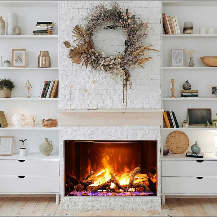 Amantii Amantii Signature 38 Built-In Electric Fireplace BI-TRD-38-SIG Fireplace Finished - Electric