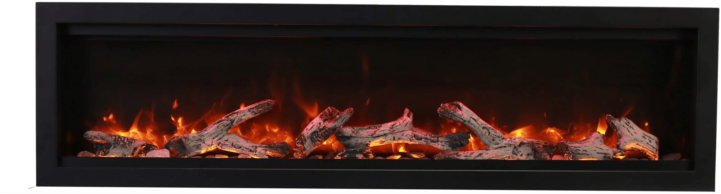Amantii Amantii Symmetry Bespoke 34 Indoor / Outdoor Built-in Electric Fireplace SYM-34-BESPOKE Fireplace Finished - Electric