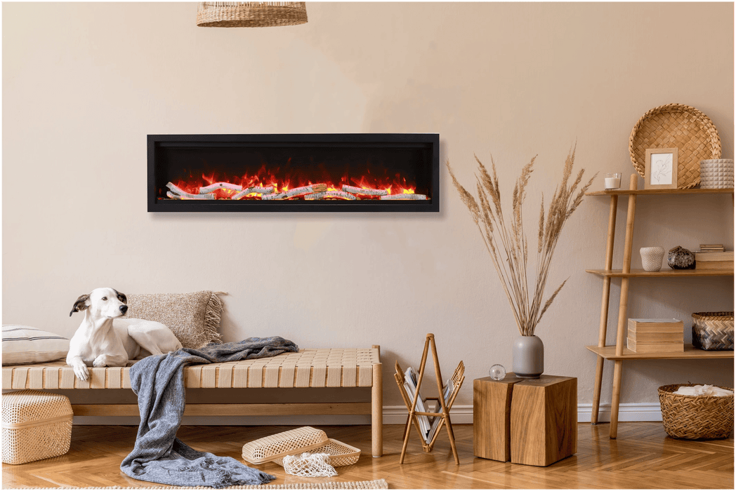 Amantii Amantii Symmetry Bespoke 34 Indoor / Outdoor Built-in Electric Fireplace SYM-34-BESPOKE Fireplace Finished - Electric