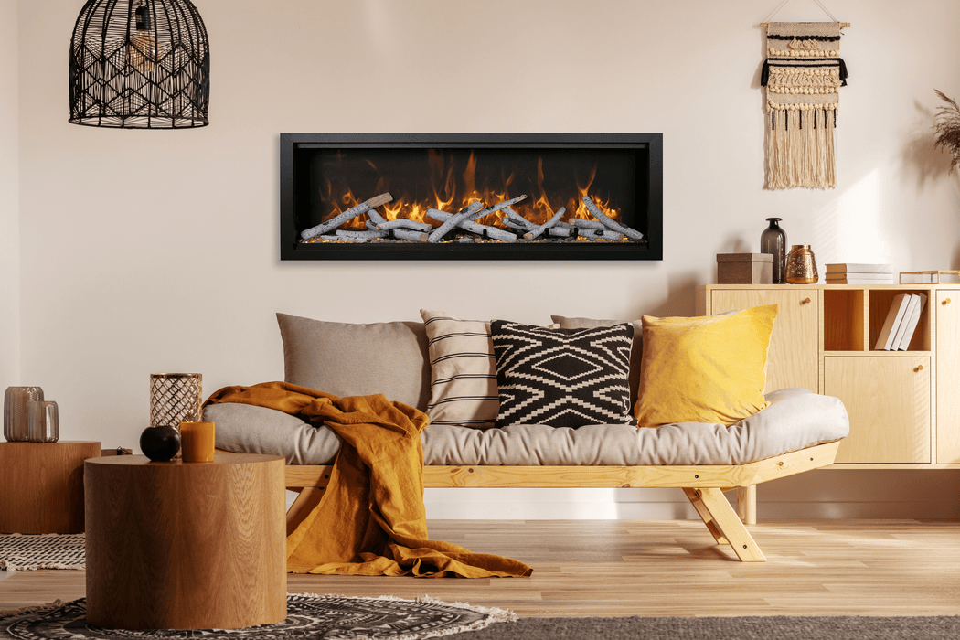 Amantii Amantii Symmetry Bespoke 34 Indoor / Outdoor Built-in Electric Fireplace SYM-34-BESPOKE Fireplace Finished - Electric