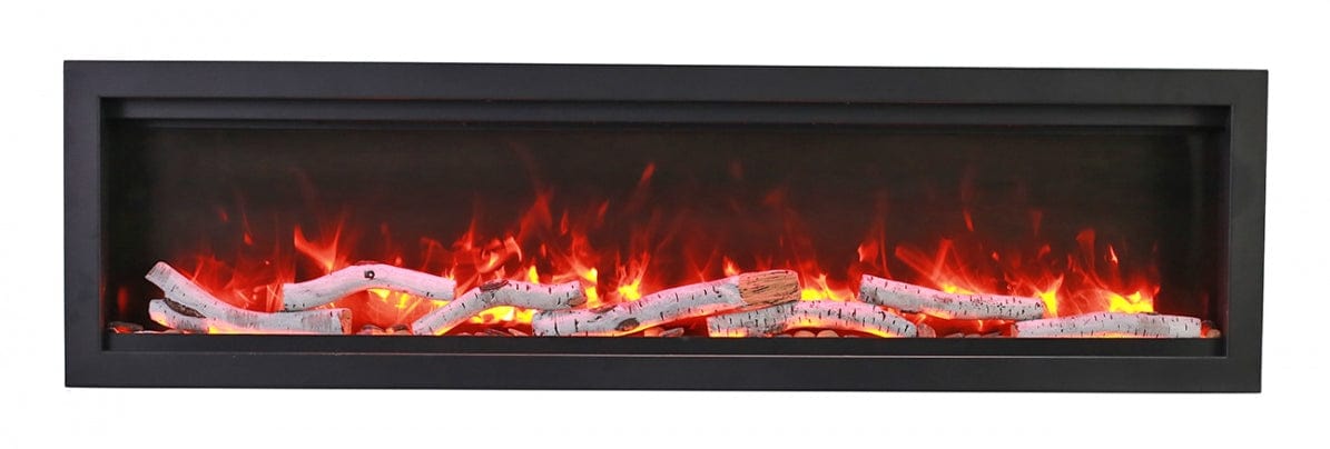 Amantii Amantii Symmetry Bespoke 74 Indoor / Outdoor Built-in Electric Fireplace SYM-74-BESPOKE Fireplace Finished - Electric