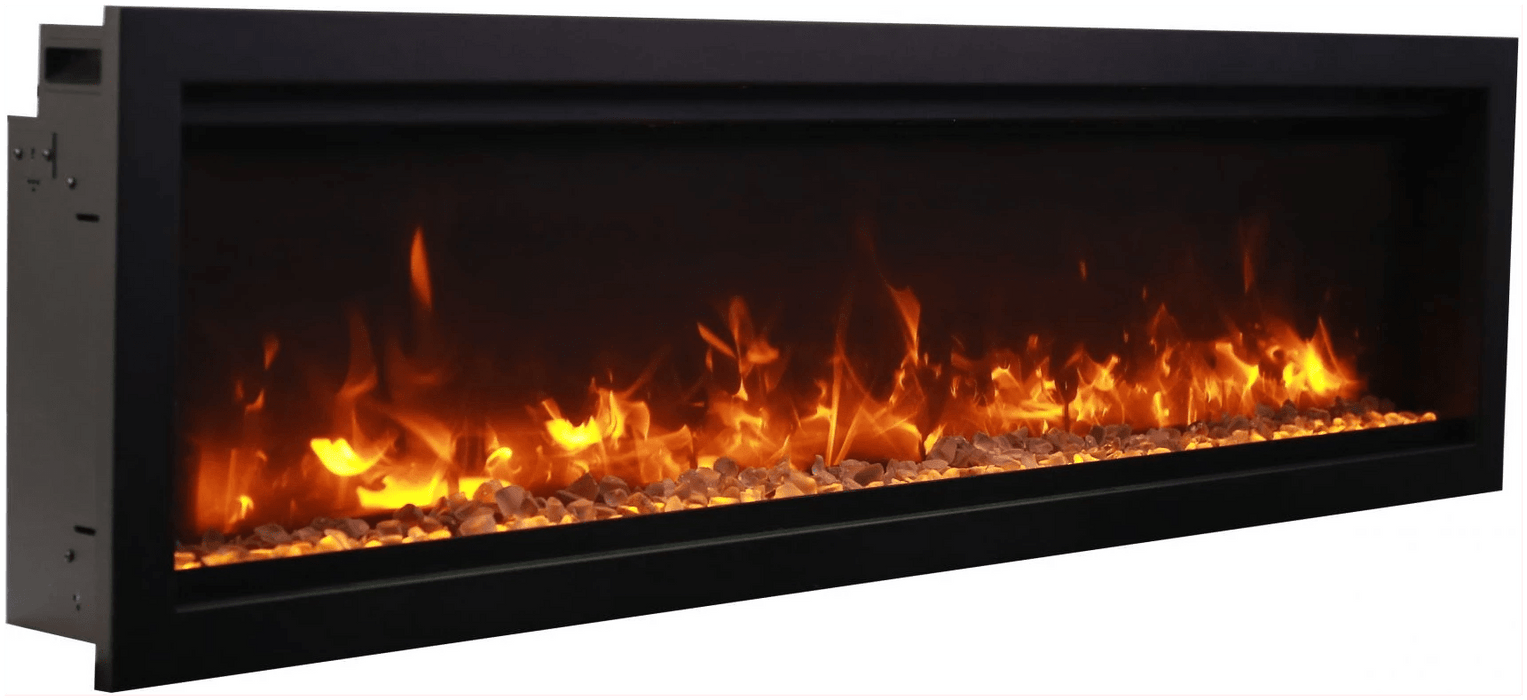 Amantii Amantii Symmetry Bespoke 88 Indoor / Outdoor Built-in Electric Fireplace SYM-88-BESPOKE Fireplace Finished - Electric