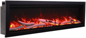 Amantii Amantii Symmetry Bespoke 88 Indoor / Outdoor Built-in Electric Fireplace SYM-88-BESPOKE Fireplace Finished - Electric