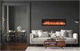 Amantii Amantii Symmetry Bespoke 88 Indoor / Outdoor Built-in Electric Fireplace SYM-88-BESPOKE Fireplace Finished - Electric