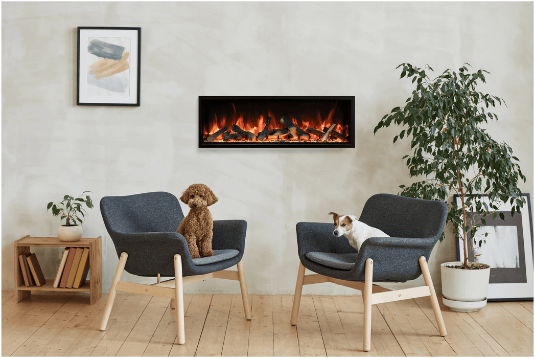 Amantii Amantii Symmetry Bespoke Xtra Tall 100 Electric Fireplace SYM-100-XT-BESPOKE Fireplace Finished - Electric