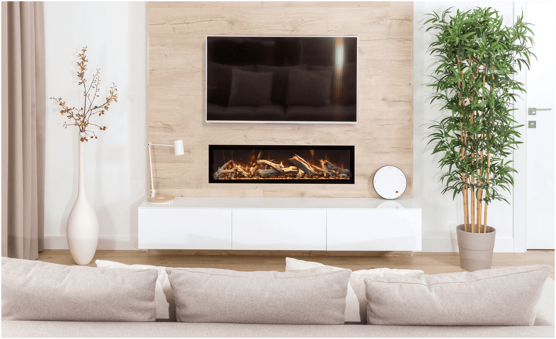 Amantii Amantii Symmetry Bespoke Xtra Tall 100 Electric Fireplace SYM-100-XT-BESPOKE Fireplace Finished - Electric