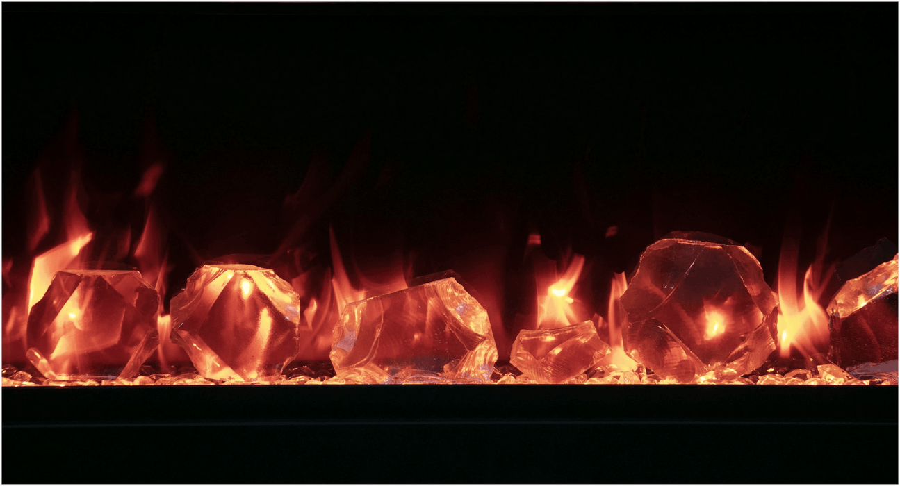 Amantii Amantii Symmetry Lumina 100 Built-In Electric Fireplace SYM-100-LUMINA Fireplace Finished - Electric