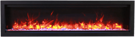 Amantii Amantii Symmetry Lumina 100 Built-In Electric Fireplace SYM-100-LUMINA Fireplace Finished - Electric