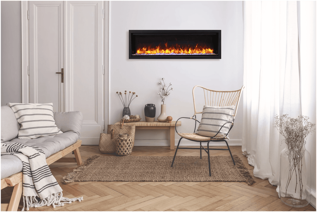 Amantii Amantii Symmetry Lumina 74 Built-In Electric Fireplace SYM-74-LUMINA Fireplace Finished - Electric