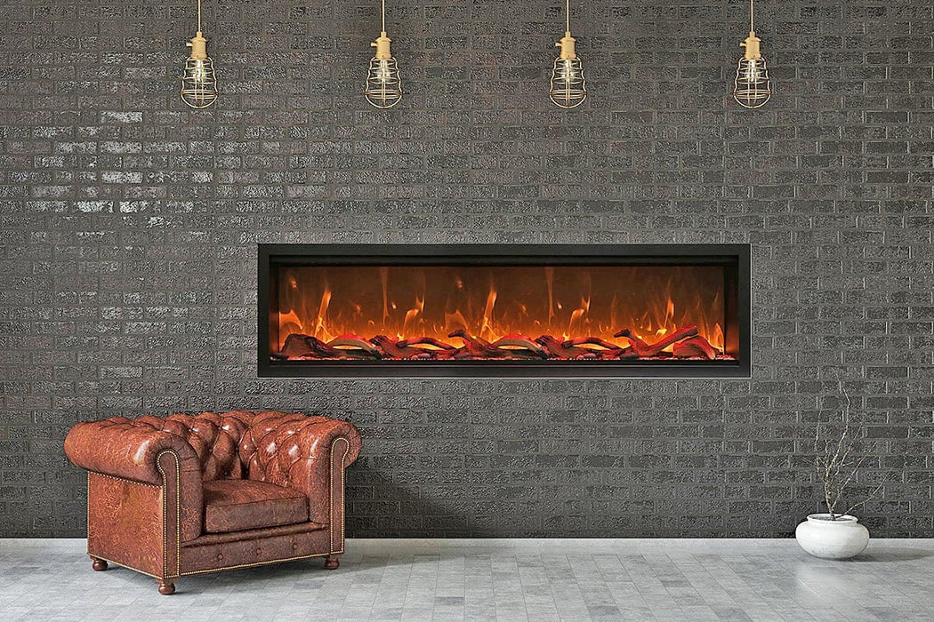 Amantii Amantii Symmetry XT Smart 74 Electric Fireplace SYM-74-XT Fireplace Finished - Electric