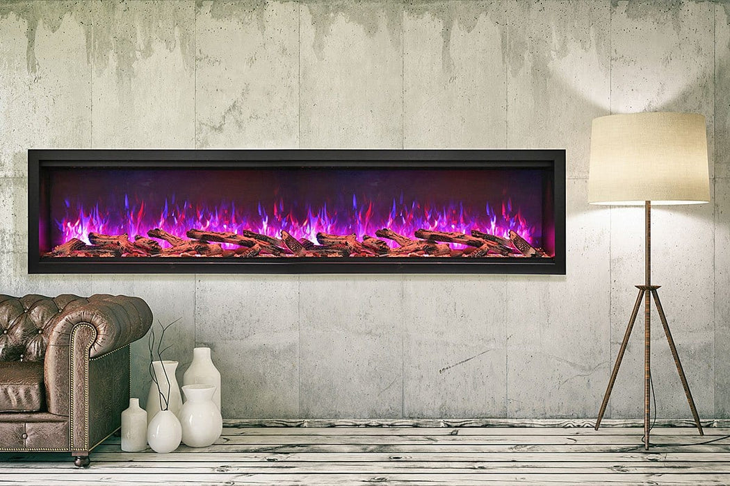 Amantii Amantii Symmetry XT Smart 88 Electric Fireplace SYM-88-XT Fireplace Finished - Electric