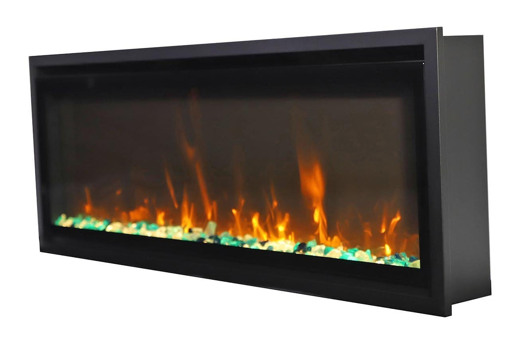 Amantii Amantii Symmetry Xtra Slim Smart 60 Electric Fireplace SYM-SLIM-60 Fireplace Finished - Electric