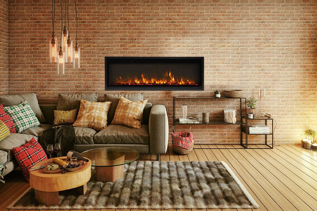 Amantii Amantii Symmetry Xtra Slim Smart 60 Electric Fireplace SYM-SLIM-60 Fireplace Finished - Electric