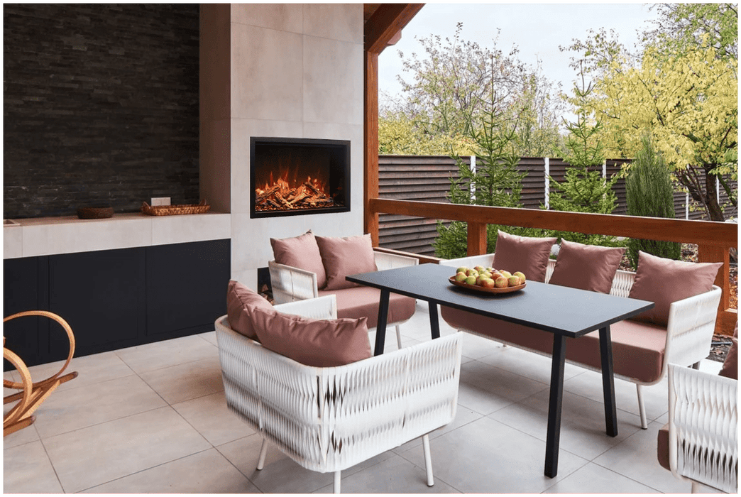 Amantii Amantii Traditional Lumina 33 Indoor/Outdoor Electric Fireplace TRD-33-LUMINA Fireplace Finished - Electric