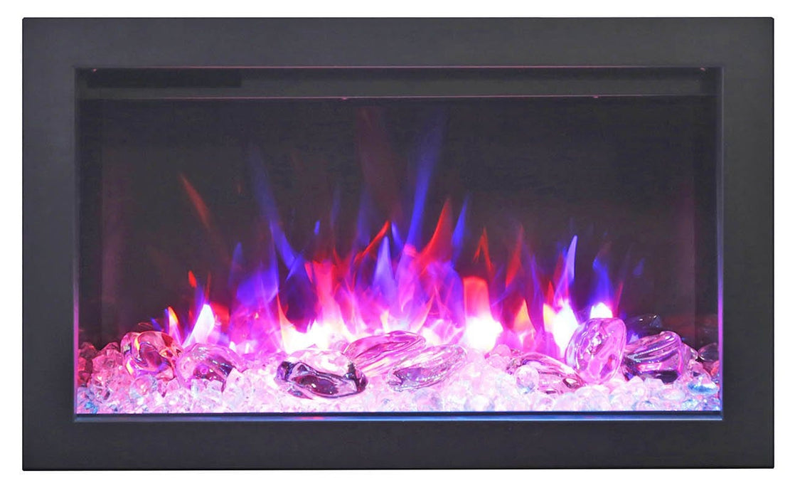 Amantii Amantii Traditional Series 30 Indoor / Outdoor Electric Fireplace Insert TRD-30 Fireplace Finished - Electric