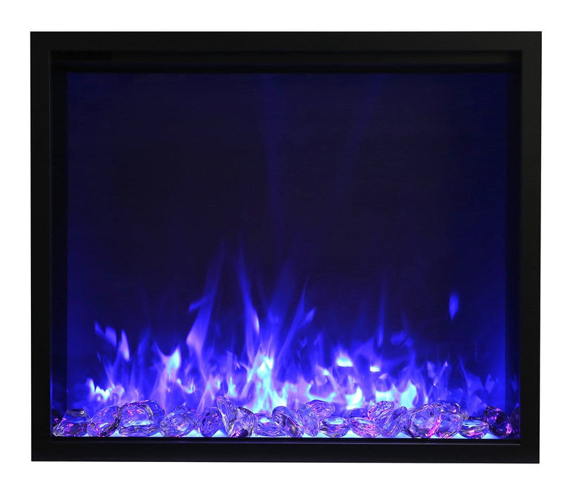 Amantii Amantii Traditional Series 44 Indoor / Outdoor Electric Fireplace Insert TRD-44 Fireplace Finished - Electric