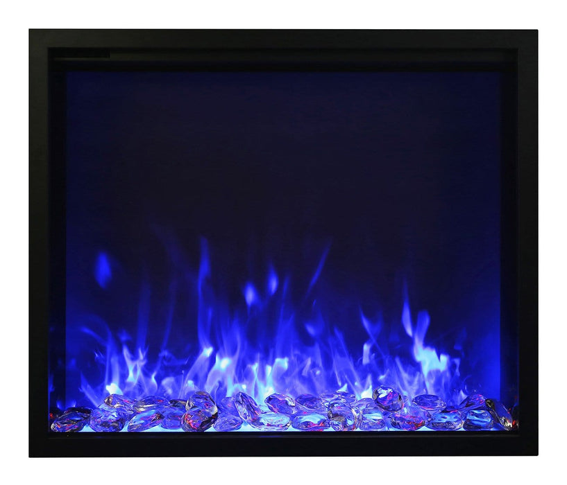 Amantii Amantii Traditional Series 48 Indoor / Outdoor Electric Fireplace Insert TRD-48 Fireplace Finished - Electric