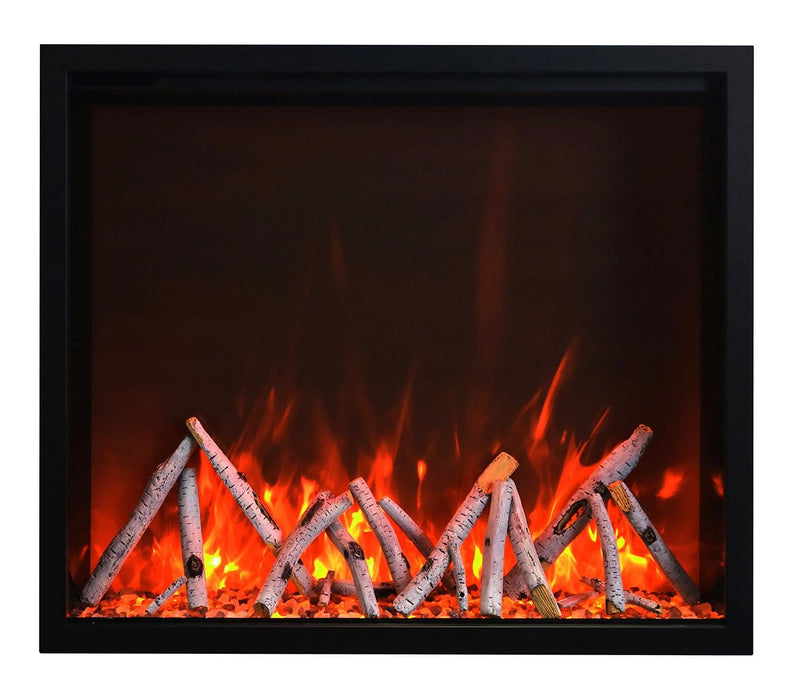Amantii Amantii Traditional Series 48 Indoor / Outdoor Electric Fireplace Insert TRD-48 Fireplace Finished - Electric
