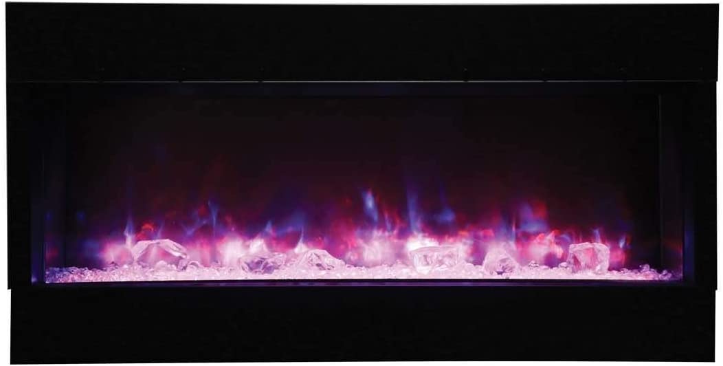 Amantii Amantii Tru-View Deep 50 3-Sided Built-In Electric Fireplace 50-TRU-VIEW-XL Fireplace Finished - Electric