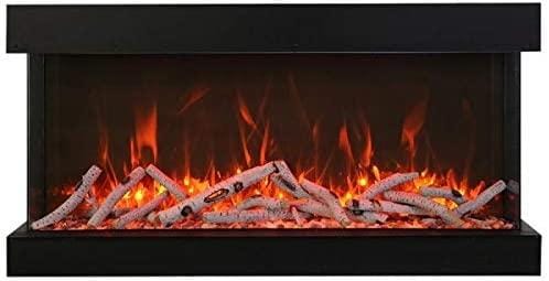 Amantii Amantii Tru-View Deep 60 3-Sided Built-In Electric Fireplace 60-TRU-VIEW-XL Fireplace Finished - Electric