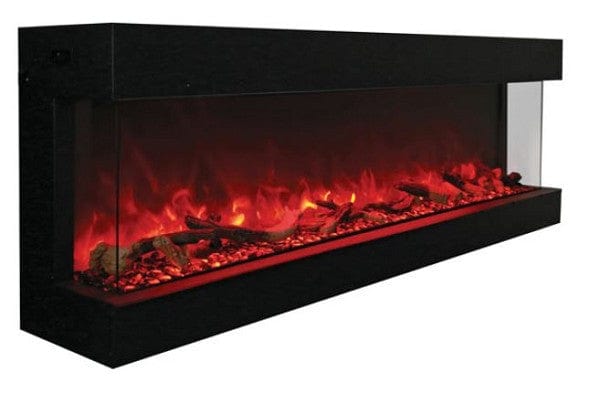 Amantii Amantii Tru-View Deep 72 3-Sided Built-In Electric Fireplace 72-TRU-VIEW-XL Fireplace Finished - Electric