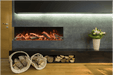 Amantii Amantii TruView Bespoke 85 Indoor / Outdoor Electric Fireplace TRV-85-BESPOKE Fireplace Finished - Electric