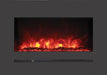 Amantii Amantii Wall/Flush-Mount 26" Electric Fireplace w/ Steel Surround WM-FML-26-3223-STL Fireplace Finished - Electric