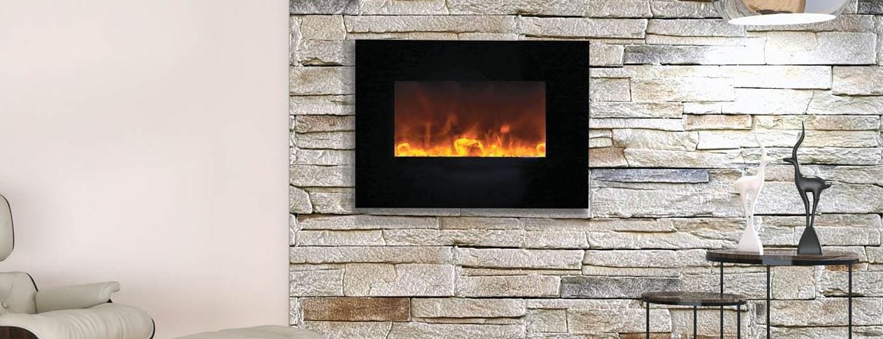 Amantii Amantii Wall/Flush-Mount 26" Electric Fireplace WM-FM-26-3623-BG Fireplace Finished - Electric