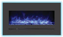 Amantii Amantii Wall/Flush-Mount 34" Electric Fireplace w/ Steel Surround WM-FML-34-4023-STL Fireplace Finished - Electric