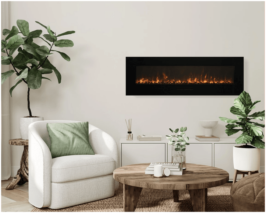 Amantii Amantii Wall/Flush-Mount 50" Electric Fireplace WM-FM-50-BG-3 Fireplace Finished - Electric