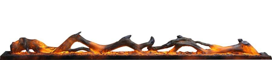 Amantii Amantii Wall/Flush-Mount 60" Electric Fireplace WM-FM-60-7023-BG Fireplace Finished - Electric
