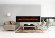 Amantii AmantiiWall/Flush-Mount 88" Electric Fireplace WM-FM-88-10023-BG Fireplace Finished - Electric