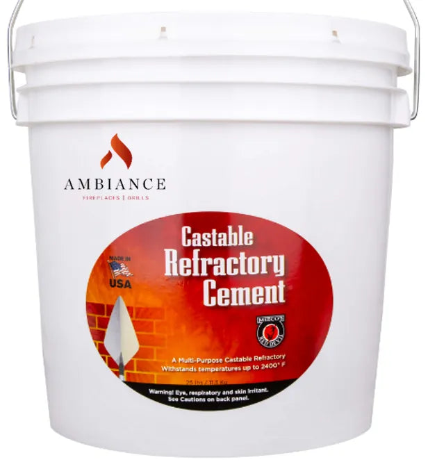 Ambiance Ambiance Castable Refractory Cement (25 lb.) - ME-1611 ME-1611-UBG Fireplace Accessories