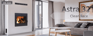 Ambiance Ambiance Fireplaces Astra 32 Wood Fireplace 32AT-01 Fireplace Finished - Wood