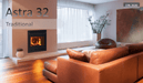 Ambiance Ambiance Fireplaces Astra 32 Wood Fireplace 32AT-01 Fireplace Finished - Wood
