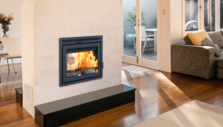 Ambiance Fireplaces Astra Duet See-Through Wood Fireplace